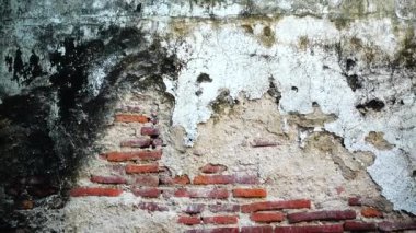 4k Grungy kentsel arka plan bir tuğla eski 150 yıldan fazla grungy doku gri beton duvar doku desenleri vintage backgound