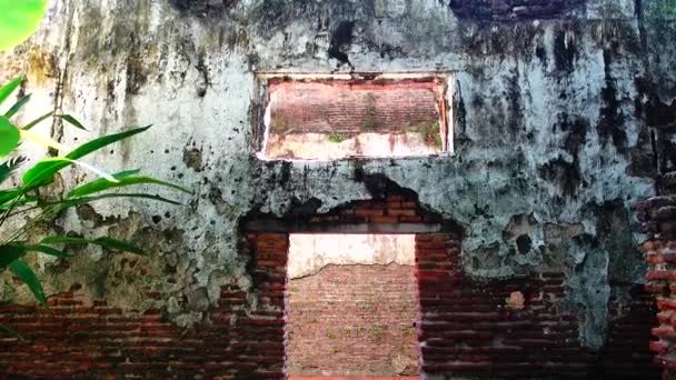 Grungy Fond Urbain Une Brique Vieille 150 Ans Texture Grungy — Video