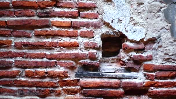 Grungy Urban Background Brick Old More 150 Years Grungy Texture — Stock Video