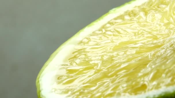 Makro Shot Pomarańczowy Owoc Obracać Zamknij Świeże Cytrusy Pomarańczowy Granit — Wideo stockowe