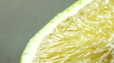 4k Macro portakal suyu ve döner. Taze narenciye portakal arkaplanı kapatın..