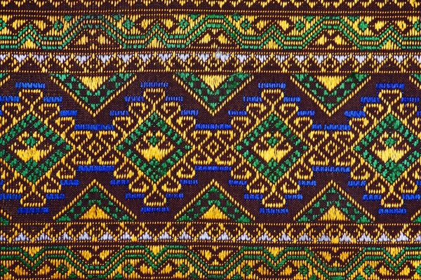 More 100 Years Old Colorful Thai Handcraft Peruvian Style Rug — Stock Photo, Image