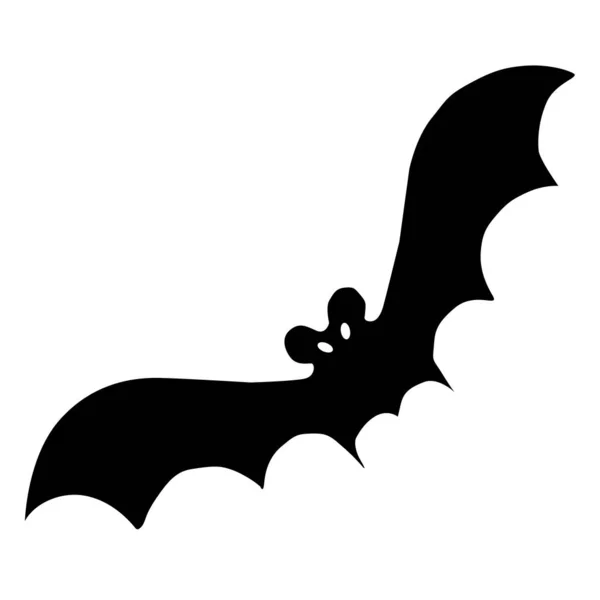 Fledermaus, fröhliches Halloween — Stockvektor