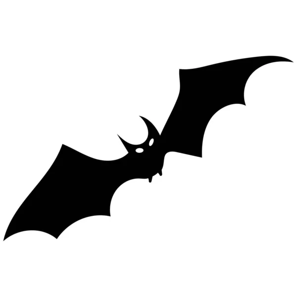 Bat, Happy Halloween, vector illustration — Stock Vector