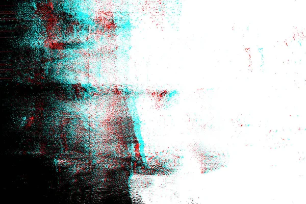 Abstrakte Fotokopie Textur Hintergrund Farbe Doppelbelichtung Glitch — Stockfoto