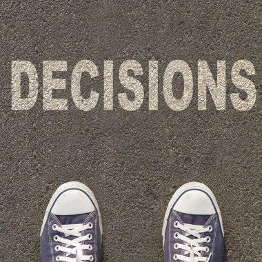 İş kavramı ile bir yolda duran Ayakkabı