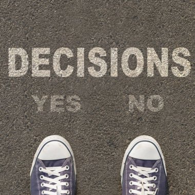 İş kavramı ile bir yolda duran Ayakkabı