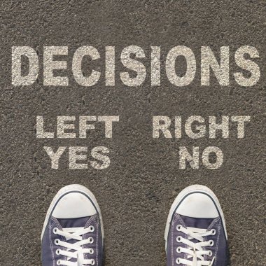 İş kavramı ile bir yolda duran Ayakkabı