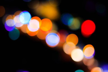 Soyut hareket şehir gece aydınlatma.