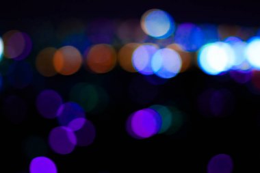 Soyut hareket şehir gece aydınlatma.