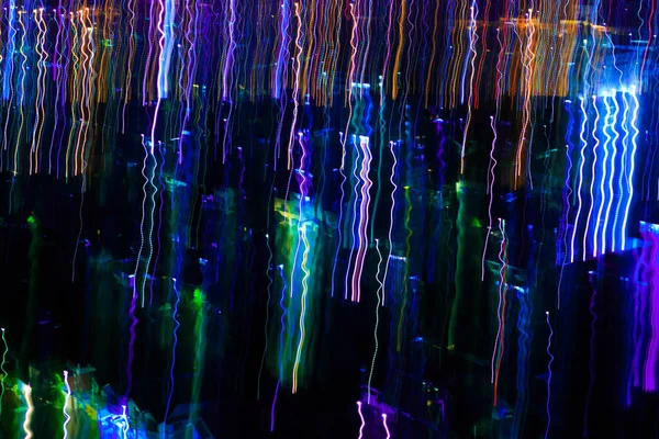 Abstrato movimento cidade iluminação noturna . — Fotografia de Stock