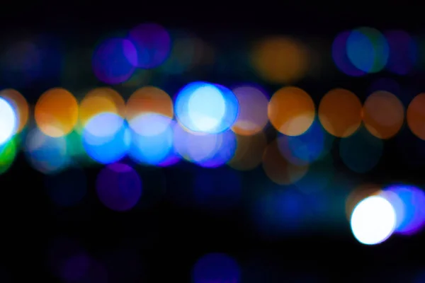 Movimiento abstracto ciudad iluminación nocturna . —  Fotos de Stock
