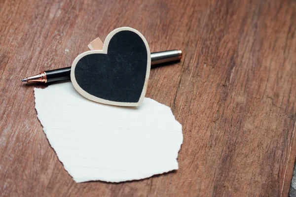 Crafts wooden heart, Black heart shape, Heart shaped paper clip