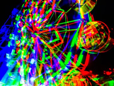 Soyut fotokopi doku arka plan, Renk çift pozlama