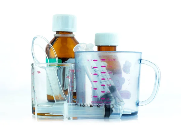 grip ve soğuk sağlık için ilaç likit şurubu