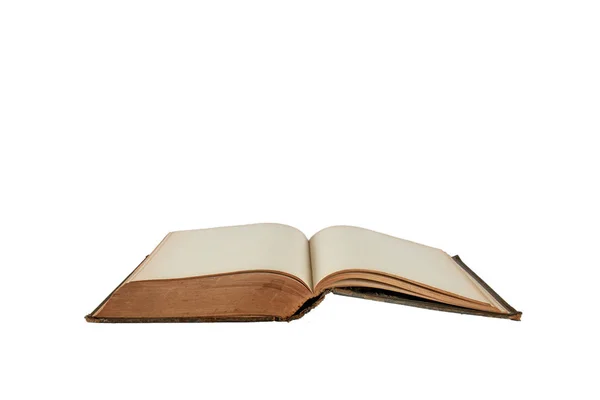 eski kitap açık olarak izole beyaz arka plan