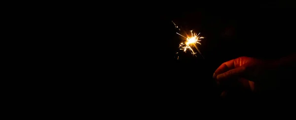 Iluminación Luz Brillante Con Niño Alegre Diversión Fiesta —  Fotos de Stock