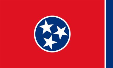 Tennessee Devlet bayrağı - ABD düz