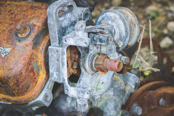 Repairing Broken Ignition System Old Car Engine Car Service Shop — Stock Photo, Image