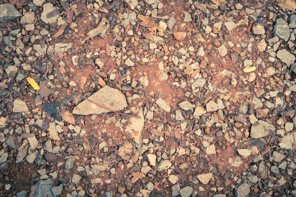 Vintage Tiny Rock lub kamień i czerwony brązowy żwir tekstury — Zdjęcie stockowe