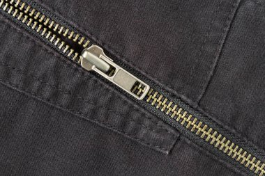 Açık Crosswise Pirinç Zip Siyah Jeans Doku Arka Plan