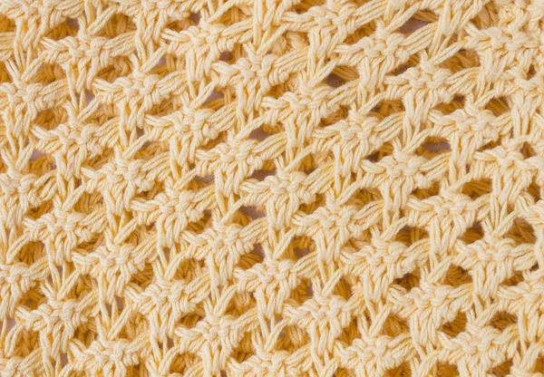 Textura de tricô amarelo escuro ou fundo de textura de malha — Fotografia de Stock