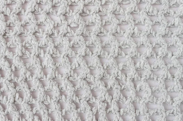 White Knitting Pattern or Knitted Pattern Background