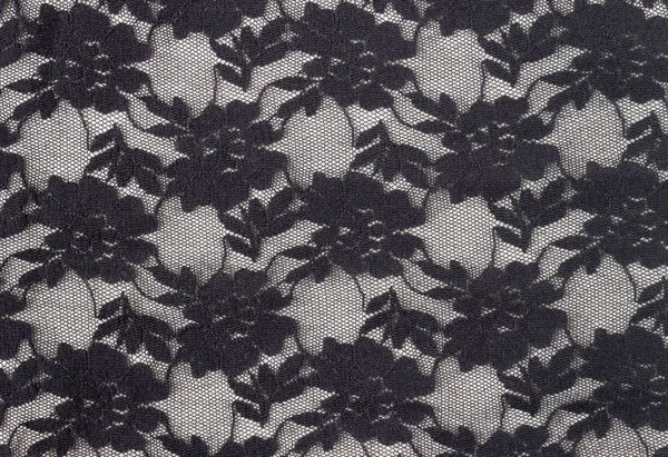 Siyah Çiçek Dantel Desen Arka Plan