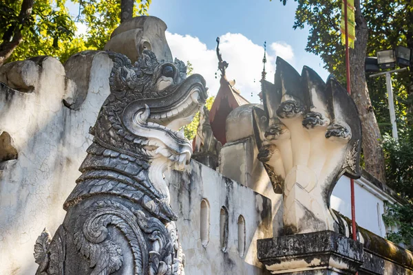 Пхаяо Таиланд Дек 2019 Статуя Тайского Льва Аналайо Таиланд Фоне — стоковое фото