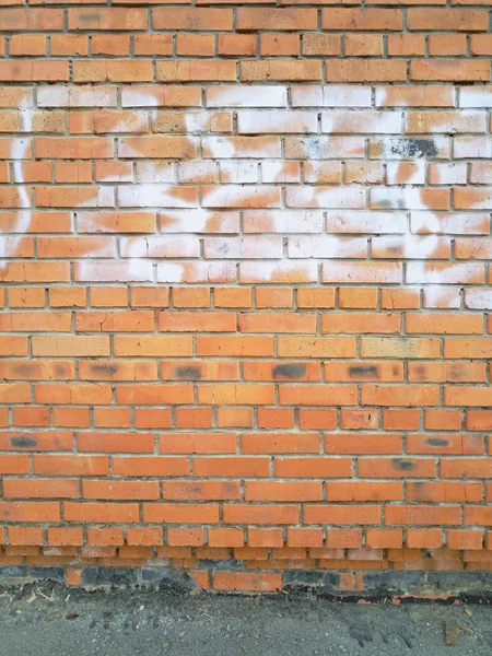 graffiti on a street brick wall