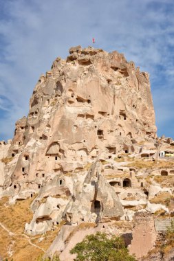 Uçhisar Kalesi dış, Nevsehir, Türkiye