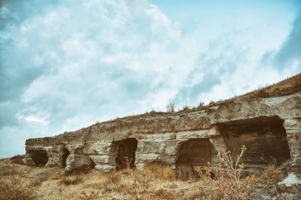 Ancient Caves Nernek Nevsehir Turkey — Stock Photo, Image