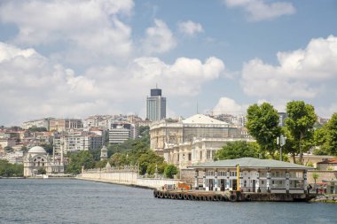 Kıyı şeridi Beşiktaş, Istanbul, Türkiye