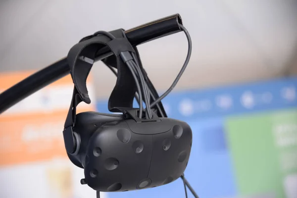Svart Virtual Reality Headset — Stockfoto