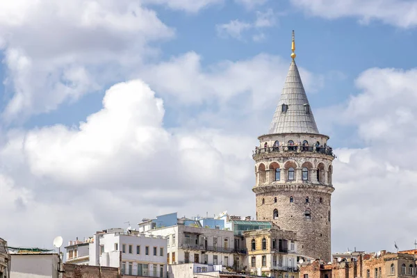 Galata Turm Und Appartements Istanbul Türkei — Stockfoto