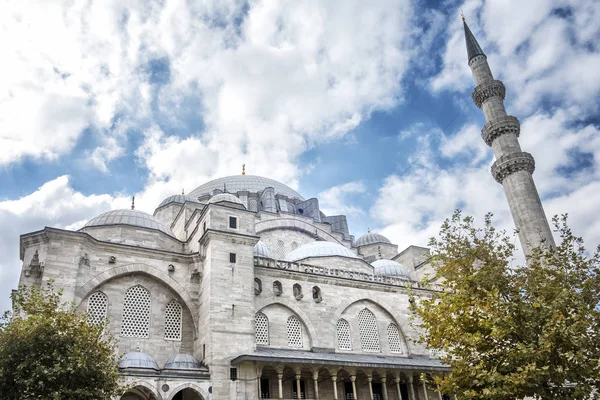 Dış Çekim Süleymaniye Camii Istanbul Türkiye — Stok fotoğraf
