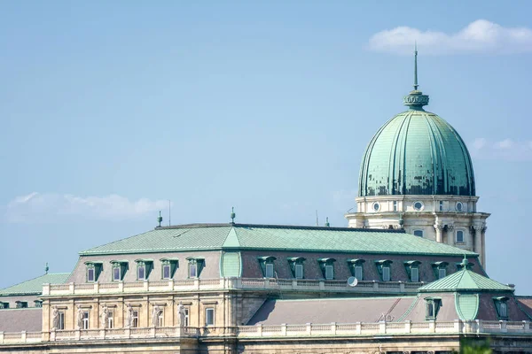 Boedapest Hongarije Juli 2015 Dak Detail Van Kasteel Buda Het — Stockfoto