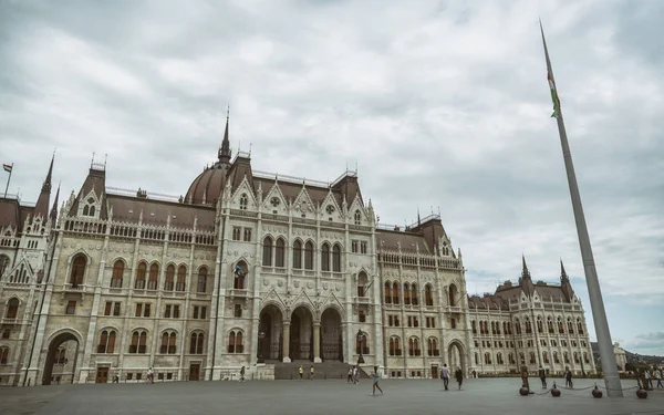 Budapest Ungern Juli 2015 Exteriör Skott Ungerns Parlamentsbyggnad Säte För — Stockfoto