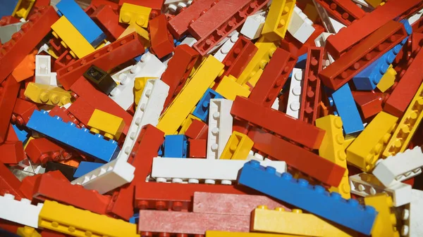 Budapest Ungern Januari 2015 Gamla Lego Block Till Salu Fleamarket — Stockfoto