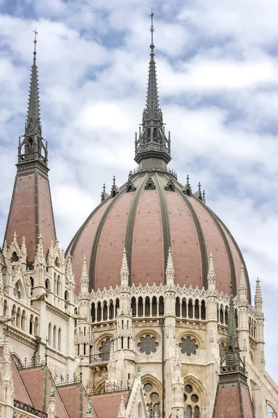 Taket Detalj Från Ungerns Parlamentsbyggnad Budapest Ungern — Stockfoto