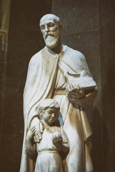 Budapest Hungary July 2015 Statue Detail Stephen Basilica Roman Catholic — Stock Photo, Image