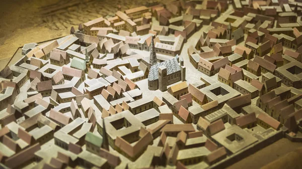 Viena Austria Julio 2016 Modelo Miniatura Vieja Viena Iglesia San — Foto de Stock
