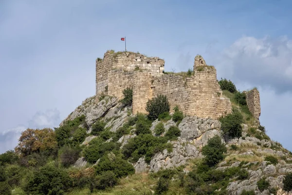 Restos Castelo Kastabala Osmaniye Turquia — Fotografia de Stock