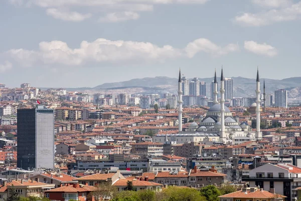Ankara Turecko Květen 2019 Teleobjektiv Panoráma Ankara Hlavní Město Turecka — Stock fotografie