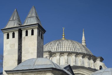 Nuruosmaniye Camii'nden Dış Mekan Detayı, İstanbul, Türkiye