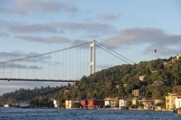 Most Sułtana Mehmeta w Bosfor, Stambuł, Turcja — Zdjęcie stockowe