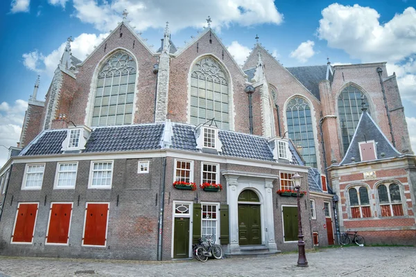 Amsterdam Paesi Bassi Luglio 2012 Scatto Esterno Oude Kerk Chiesa — Foto Stock