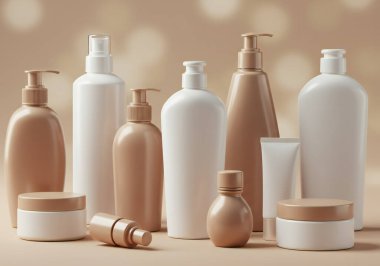 Kozmetik Ürünler, Yumuşak Soyut Arkaplan