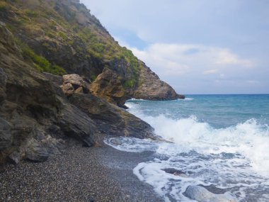 Deniz güneşli plaj