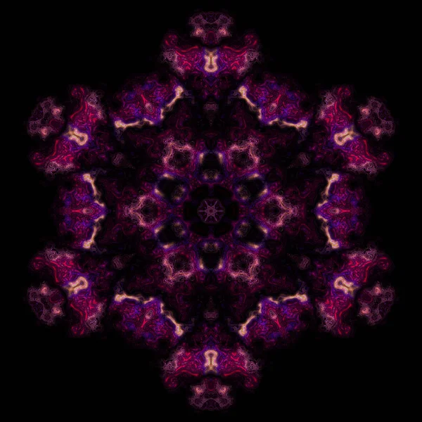 Kaleidoskopische Ornamentale Muster Hintergrund — Stockfoto